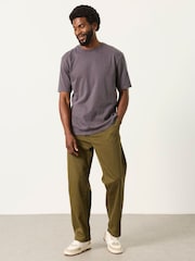 FatFace Alton Charcoal Grey Short Sleeve T-Shirt - Image 5 of 8