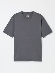 FatFace Alton Charcoal Grey Short Sleeve T-Shirt - Image 8 of 8