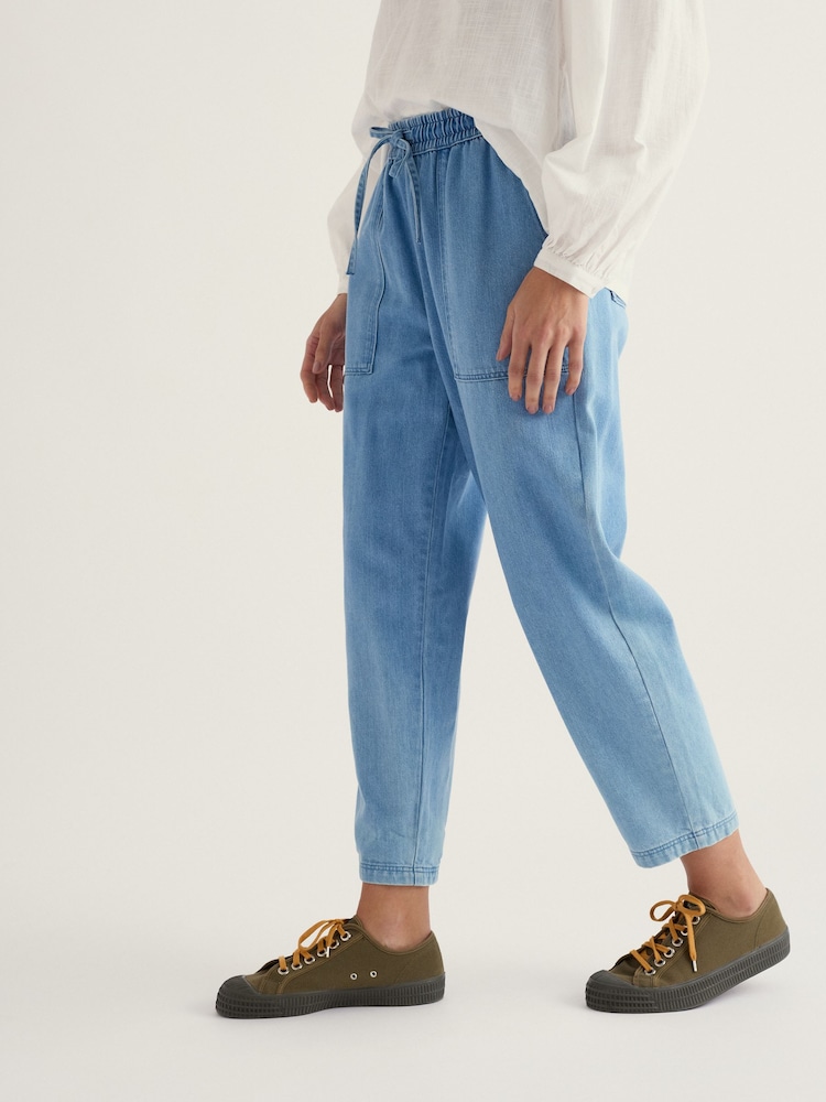 Seasalt Cornwall Blue Tall Sholl Trousers - Image 2 of 5
