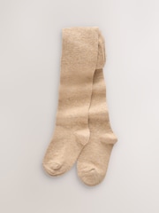 Şokoladlı Qəhvəyi Mink və Tünd Krem - Pambıqla zəngin Tights 3 paketi - 6şəkildən 3 şəkil