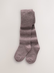 Şokoladlı Qəhvəyi Mink və Tünd Krem - Pambıqla zəngin Tights 3 paketi - 6şəkildən 4 şəkil