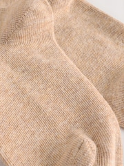Şokoladlı Qəhvəyi Mink və Tünd Krem - Pambıqla zəngin Tights 3 paketi - 6şəkildən 6 şəkil