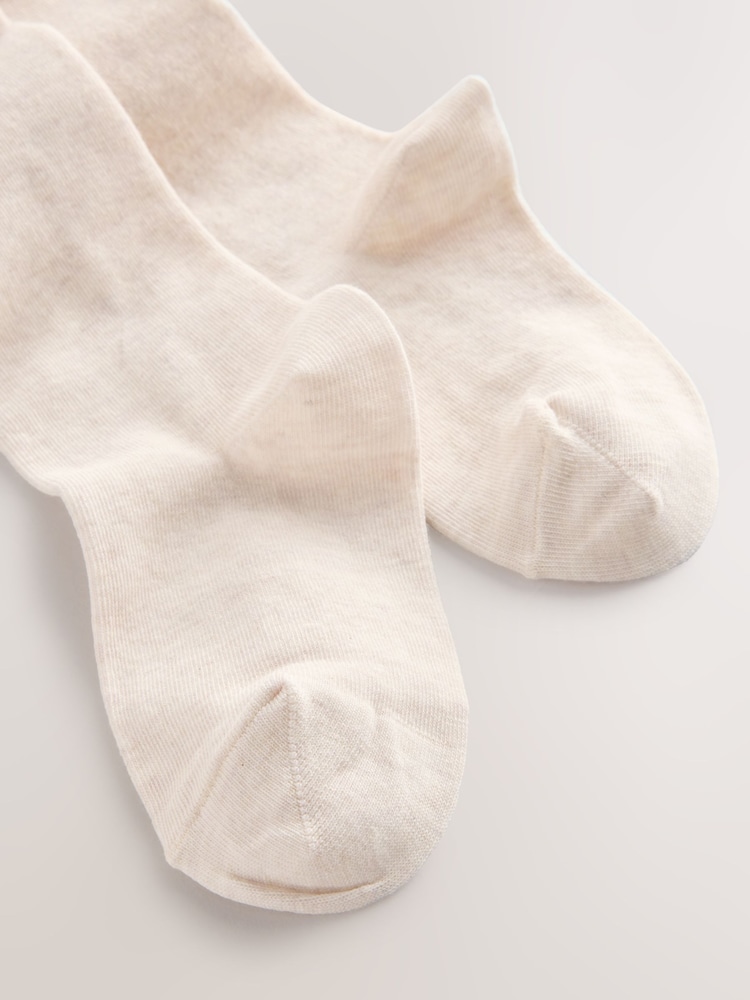 Oatmeal Cream Cotton Rich Single Tights - Image 3 of 3 Oatmeal Cream Cotton Rich Single Tights - Image 3 of 3