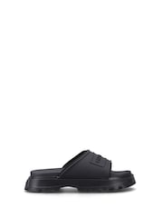 Hunter Moulded Stacked Black Sliders - Image 3 of 4