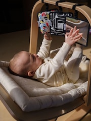 Etta Loves Black Fern Print Sensory Hanging Activity Squares 3 Pack - Image 1 of 11