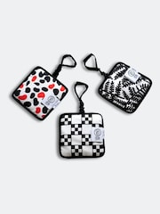 Etta Loves Black Fern Print Sensory Hanging Activity Squares 3 Pack - Image 2 of 11