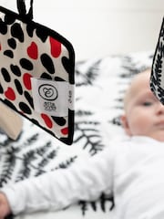 Etta Loves Black Fern Print Sensory Hanging Activity Squares 3 Pack - Image 8 of 11