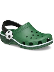 Crocs Green Kids Classic Football Turf Clogs - Image 2 of 6