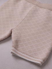 Emile Et Rose Lennox Knitted Top and Shorts Set 2 Piece with Bear Motif - Image 6 of 7