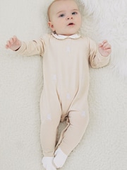 Emile Et Rose Lionel All-In-One with Collar Embroidered Bears & Hat - Image 1 of 6