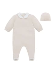 Emile Et Rose Lionel All-In-One with Collar Embroidered Bears & Hat - Image 2 of 6