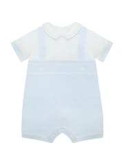 Emile Et Rose Lowe Knitted 2 in1 Romper with Braces & Mock Shirt - Image 2 of 4