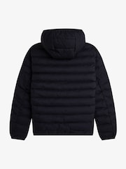 Fred Perry Black Hooded Insulated Jacket - Image 5 of 5