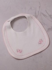 Emile Et Rose Pink Lisa All-In-One with Feet & Pretty Embroidered Bib - Image 7 of 7