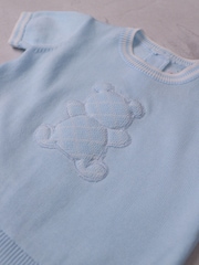 Emile Et Rose Lennox Knitted Top and Shorts Set 2 Piece with Bear Motif - Image 7 of 7