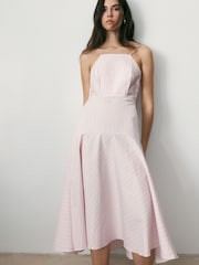 BHOEM Stripes Poplin Strappy Midi Dress - Image 2 of 4