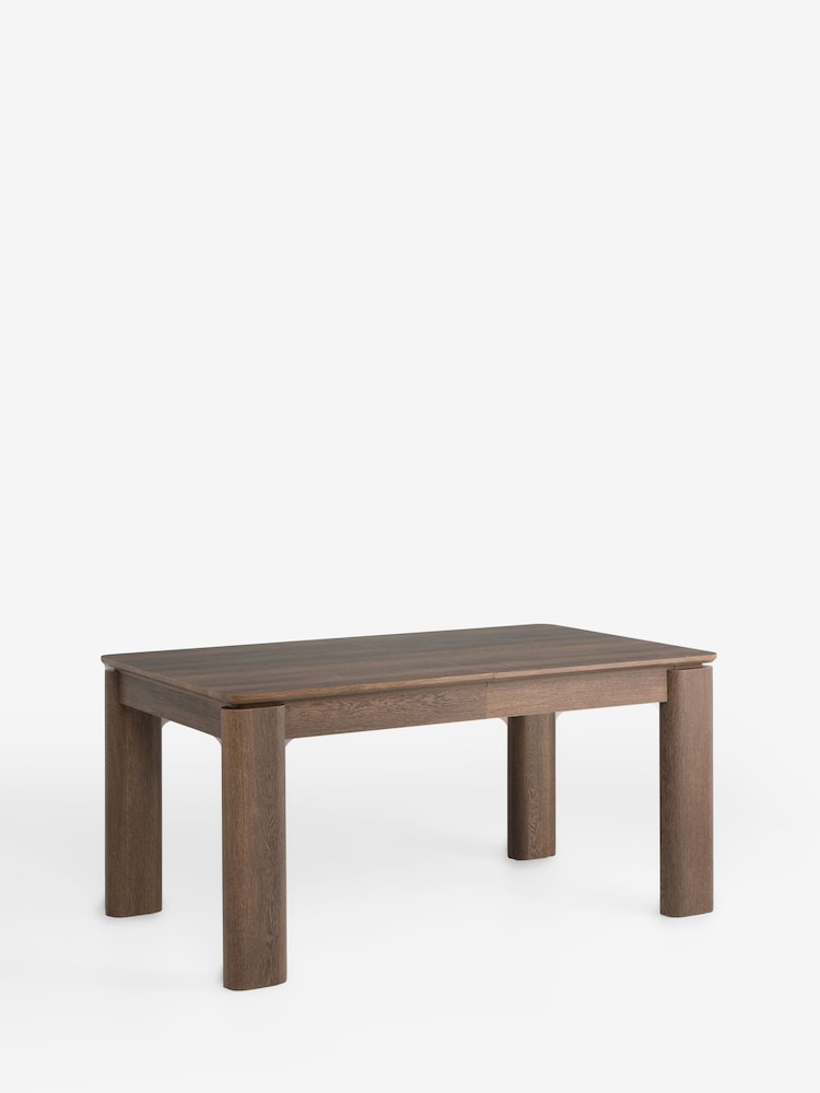 Dark Natural Oak Effect Aven 6 to 8 Seater Dining Table - Image 1 of 5 Dark Natural Oak Effect Aven 6 to 8 Seater Dining Table - Image 1 of 5