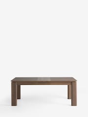 Dark Natural Oak Effect Aven 6 to 8 Seater Dining Table - Image 4 of 5