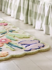 Cath Kidston Natural Butterfly Border Wool Rug - Image 3 of 5