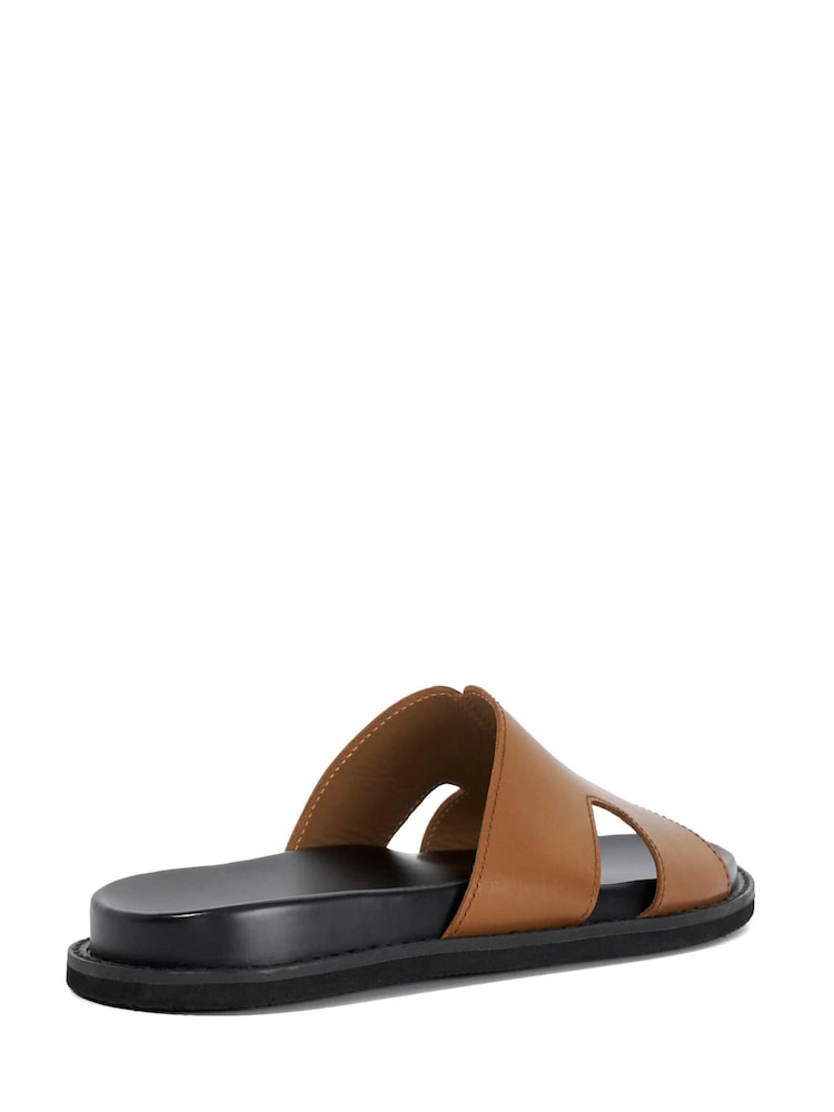 Dune London Brown Ishaa Smart Sandals - Image 2 of 5