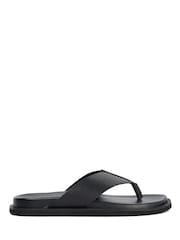 Dune London Black Irvin Smart Sandals - Image 1 of 5