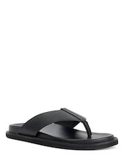 Dune London Black Irvin Smart Sandals - Image 2 of 5