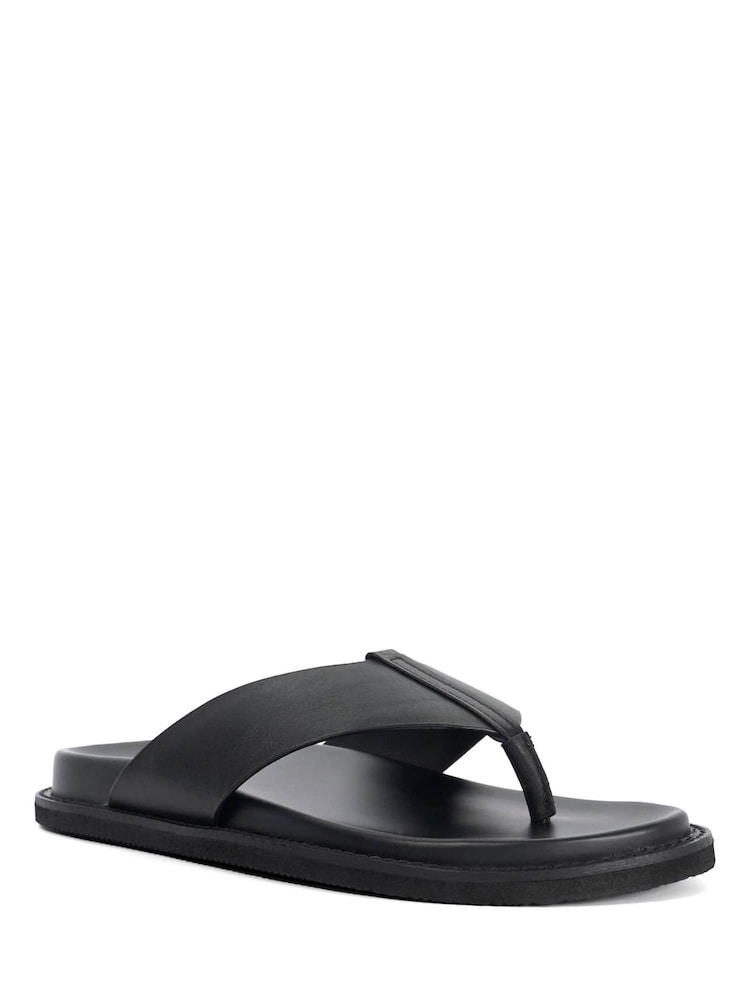 Dune London Black Irvin Smart Sandals - Image 2 of 5