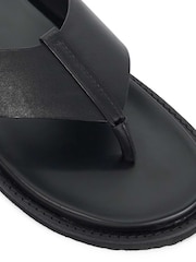 Dune London Black Irvin Smart Sandals - Image 5 of 5