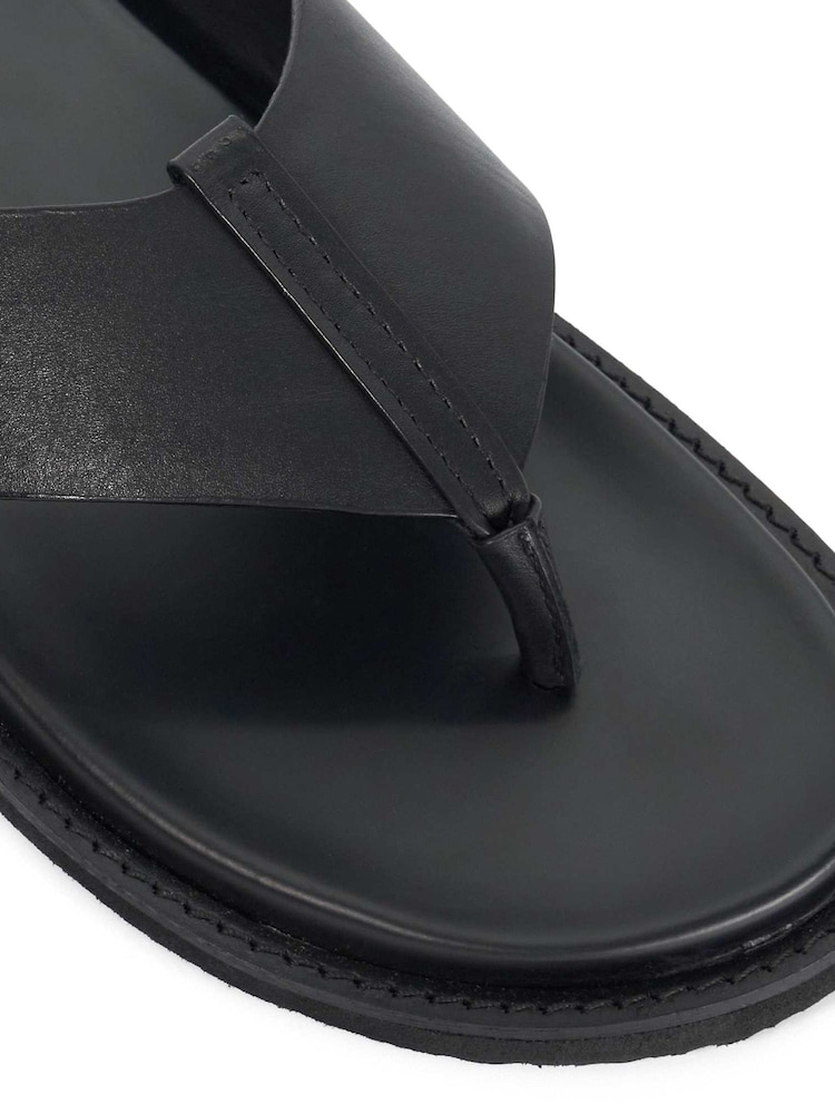 Dune London Black Irvin Smart Sandals - Image 5 of 5