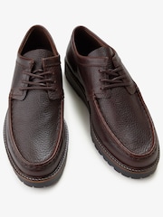 Fred Perry Kenney Low Tumbled Leather Shoes - Obraz 4 z 4