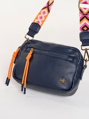 Brakeburn Navy Sabine Box Cross-Body Bag - Image 2 of 4