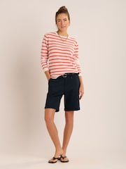 Brakeburn Blue Deena Chino Shorts - Image 1 of 6