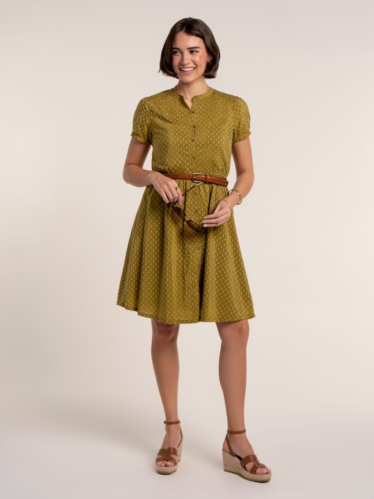 Brakeburn Green Adriella Dress - Image 1 of 6 Brakeburn Green Adriella Dress - Image 1 of 6