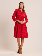 Brakeburn Red Zora Dress - Image 1 of 6