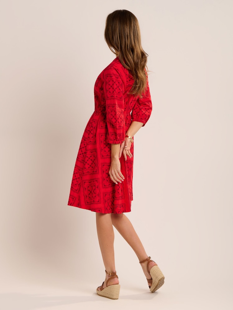 Brakeburn Red Zora Dress - Image 2 of 6