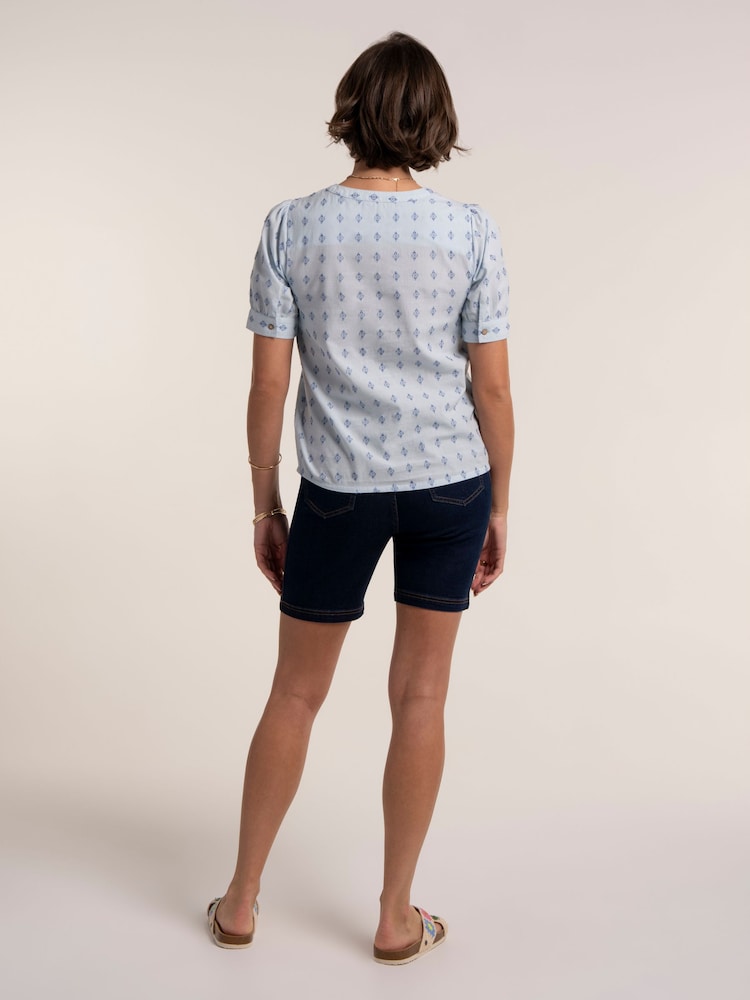 Brakeburn Blue Kim Blouse - Image 2 of 6 Brakeburn Blue Kim Blouse - Image 2 of 6
