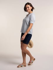 Brakeburn Blue Kim Blouse - Image 4 of 6