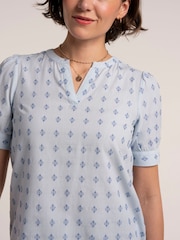 Brakeburn Blue Kim Blouse - Image 6 of 6