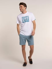 Brakeburn Blue Danehills Chino Shorts - Image 1 of 6