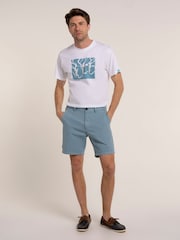 Brakeburn Blue Danehills Chino Shorts - Image 4 of 6