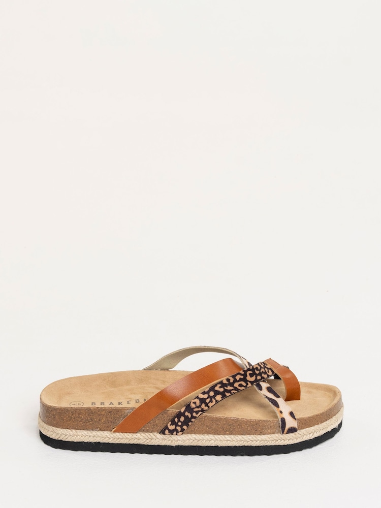 Brakeburn Animal Luscombe Sandals - Image 1 of 4 Brakeburn Animal Luscombe Sandals - Image 1 of 4