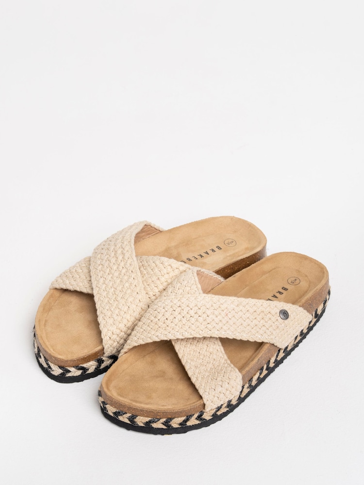 Brakeburn Cream Lenthay Sandals - Image 2 of 4 Brakeburn Cream Lenthay Sandals - Image 2 of 4
