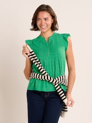 Brakeburn Green Talita Blouse - Image 1 of 6