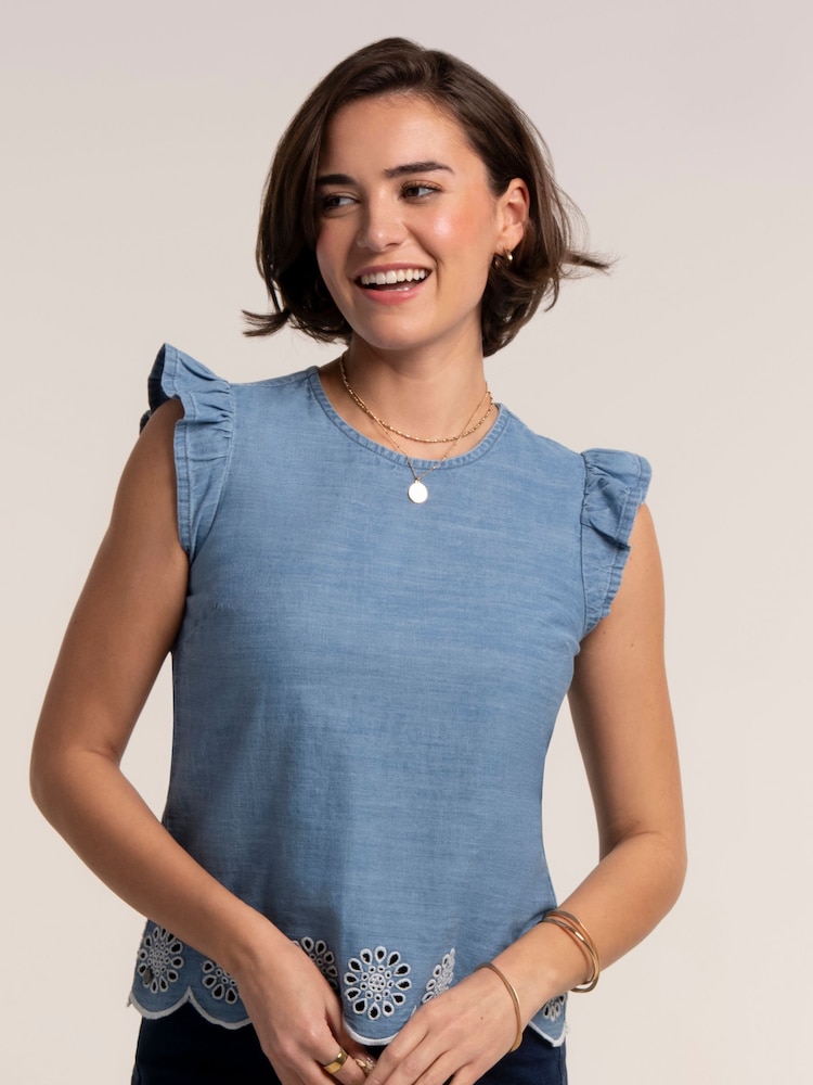 Brakeburn Blue Ipanema Blouse - Image 1 of 6