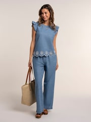 Brakeburn Blue Ipanema Blouse - Image 5 of 6
