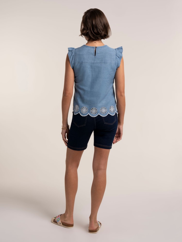 Brakeburn Blue Ipanema Blouse - Image 6 of 6