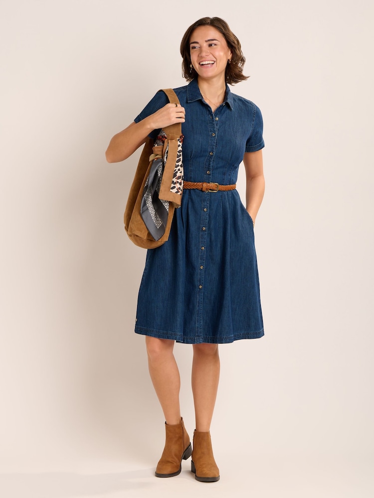 Brakeburn Blue Antonia Dress - Image 1 of 6 Brakeburn Blue Antonia Dress - Image 1 of 6