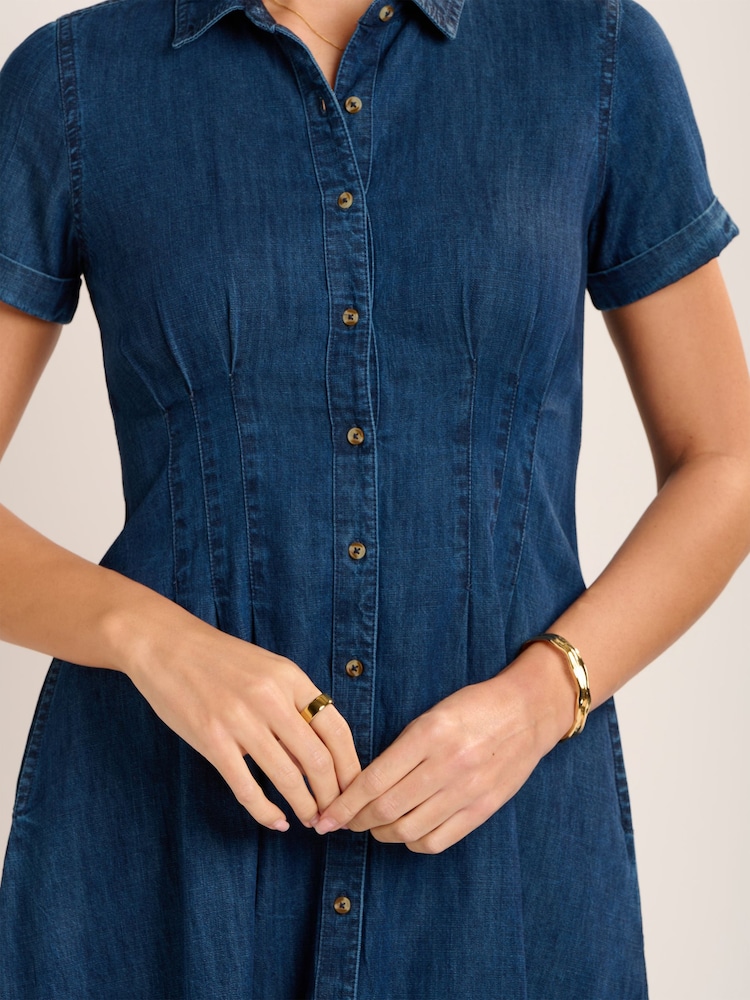 Brakeburn Blue Antonia Dress - Image 6 of 6 Brakeburn Blue Antonia Dress - Image 6 of 6