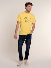 Brakeburn Yellow Islay T-Shirt - Image 1 of 6
