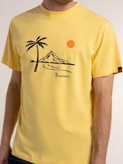 Brakeburn Yellow Islay T-Shirt - Image 3 of 6
